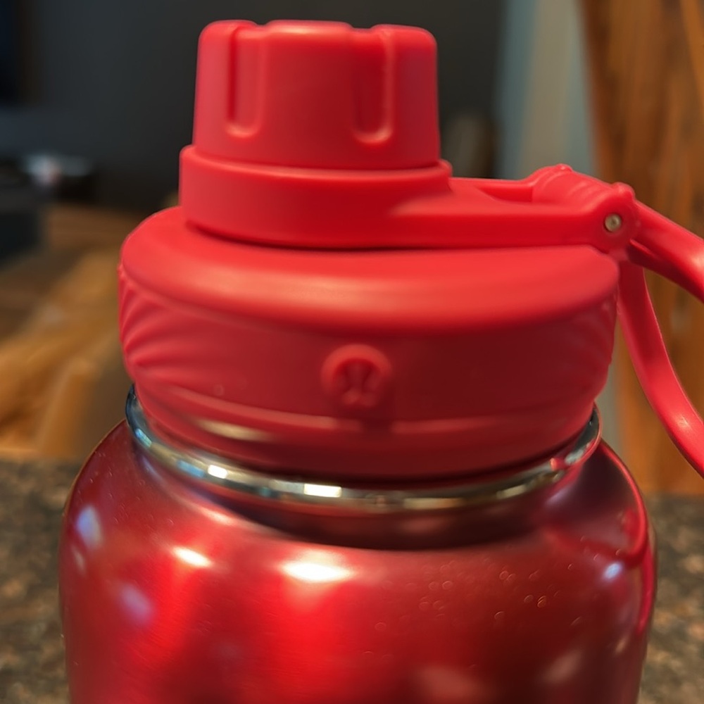 Lululemon Red Water Bottle 32oz - Picture 3 of 4